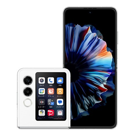 Nubia ヌビア スマホ Flip 2 A404ZT Y!mobile版 ホワイト SIMフリー